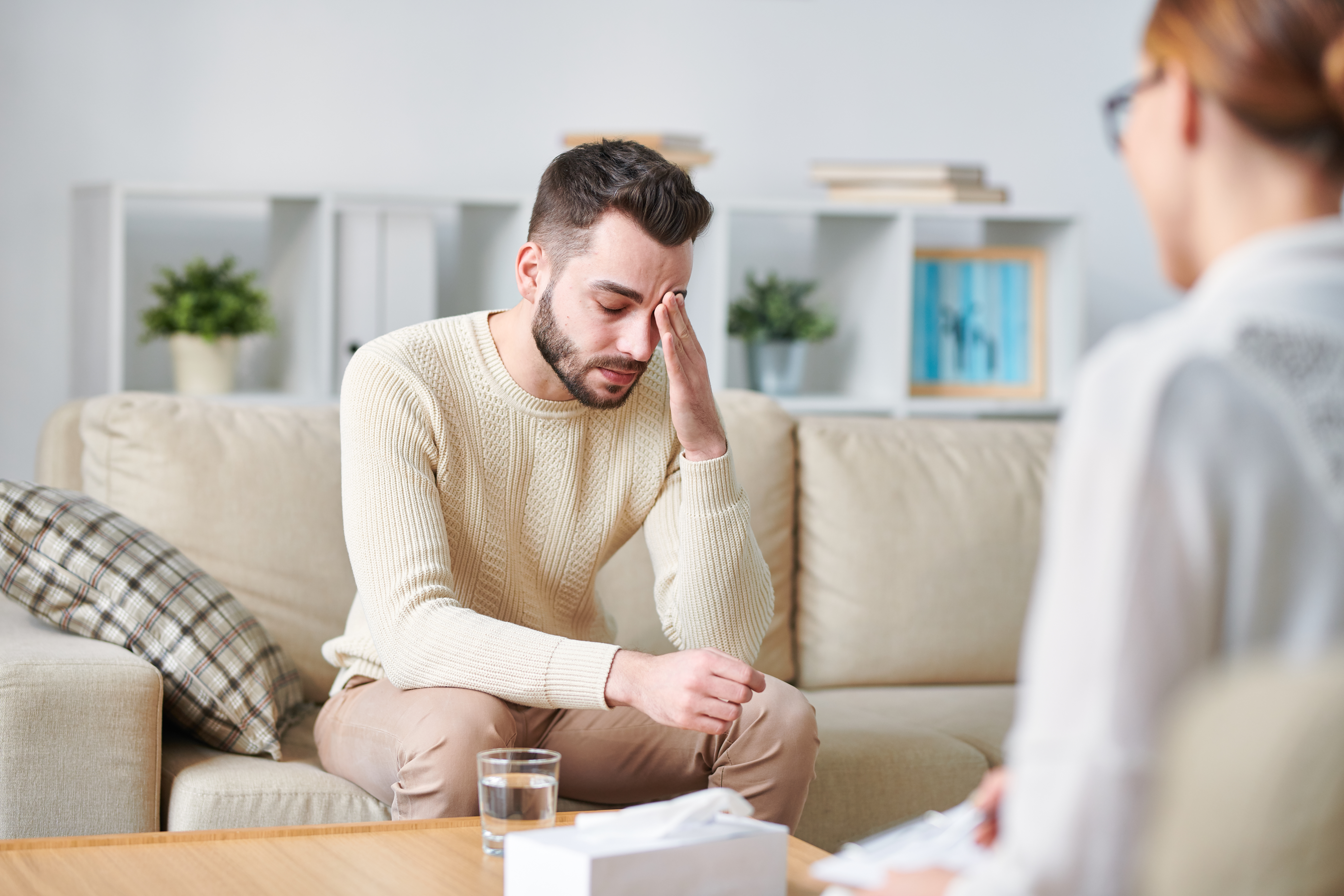 Stressed Patient Balance Mental Health Addiction Treatement MA 66
